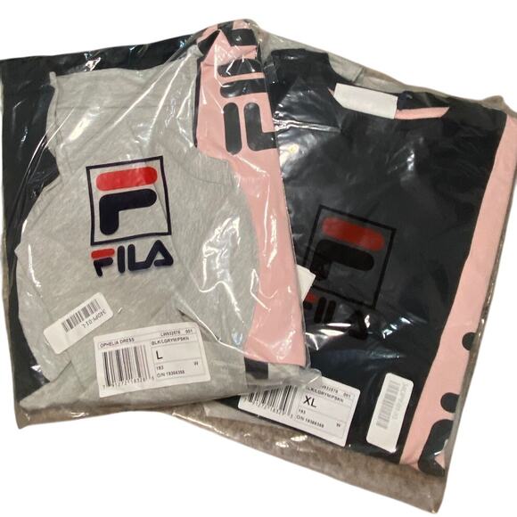 Fila XLarge Womens - Ophelia Black/Gray/Pink Dress - NWT - Picture 7 of 8
